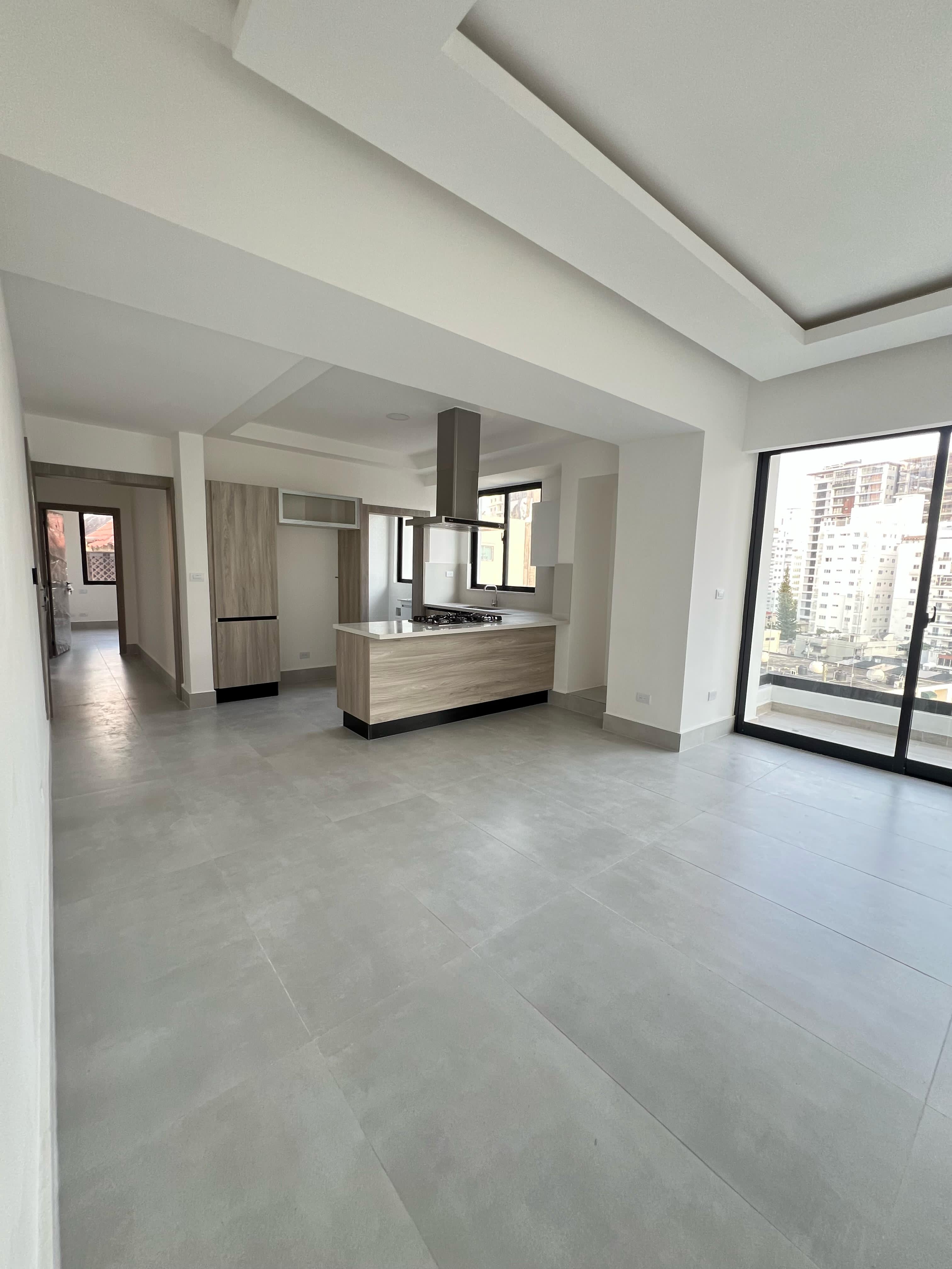 apartamentos - Alquiló naco dos hab 2.5 baños dos parqueos balcón 2