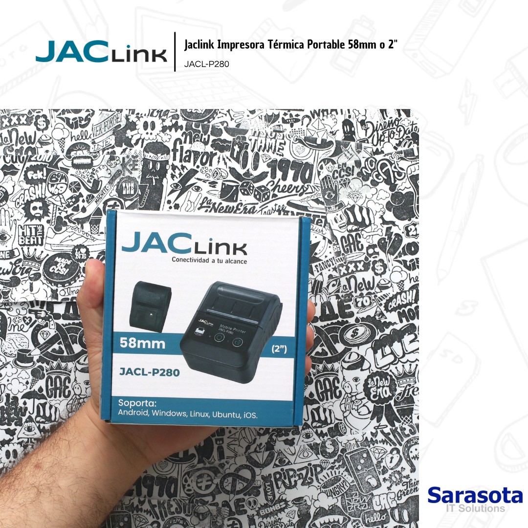 accesorios para electronica - Jaclink Impresora Térmica Portable 58mm o 2" 