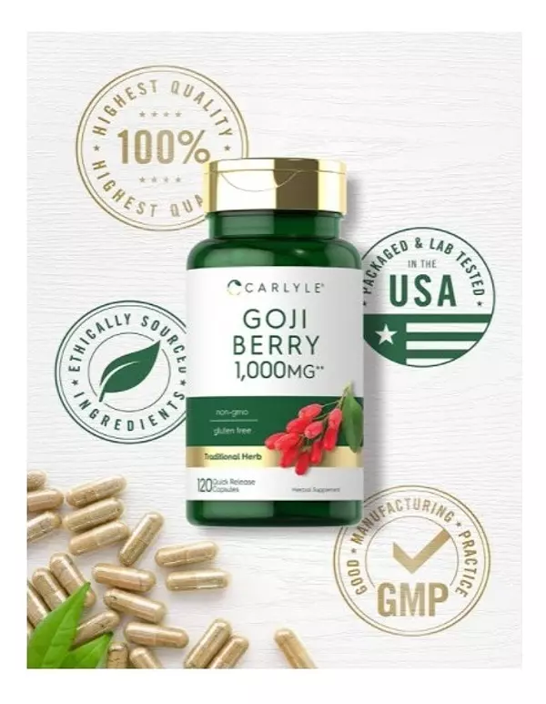 Salud y Equipamiento Médico - Baya De Goji 1000 Mg | 120 Uds 5