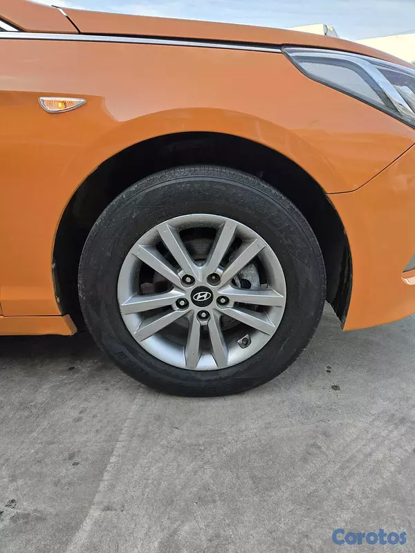 carros - HYUNDAI SONATA LF 2018 NARANJA  3