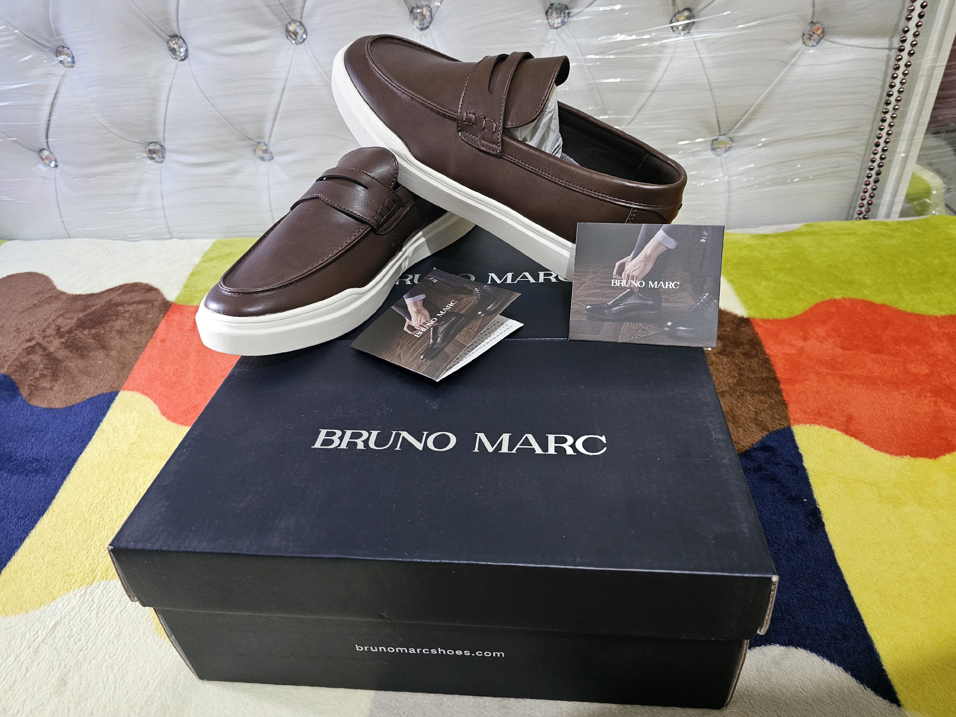 zapatos para hombre - Bruno Marc MaxFlex - Zapatos deportivos de vestir para hombre, estilo Oxford. 5