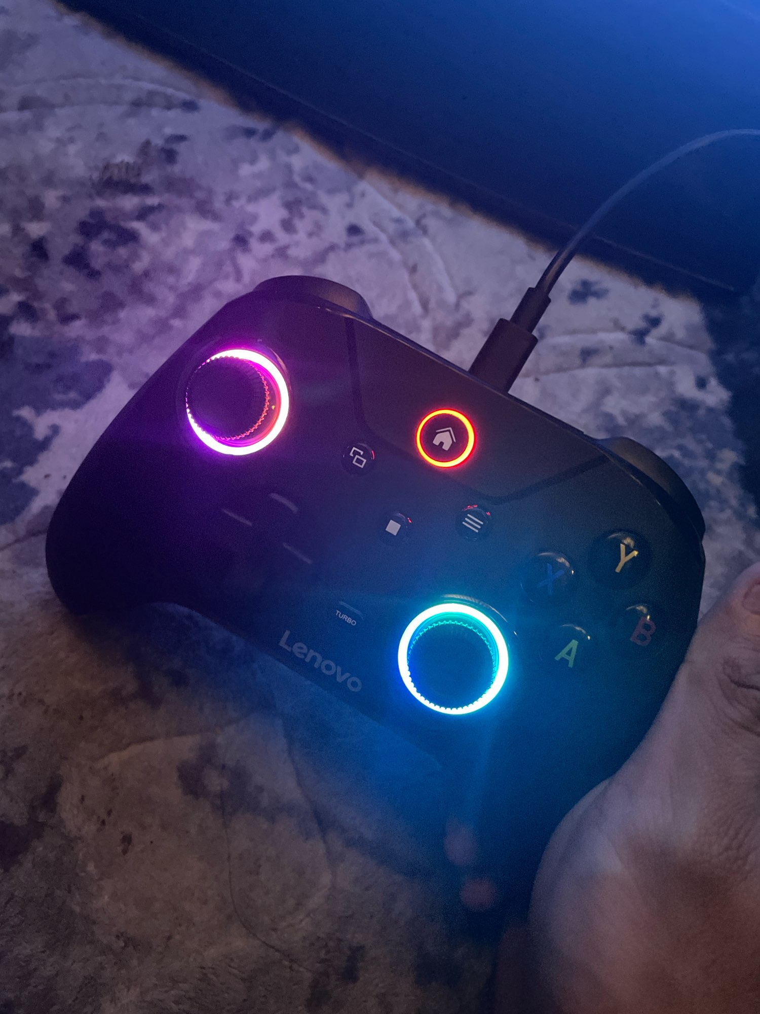 consolas y videojuegos - 🔱Control Inalambrico Lenovo S02 RGB para PC,Xbox, Swicth, iOS Nuevo 🔱 8