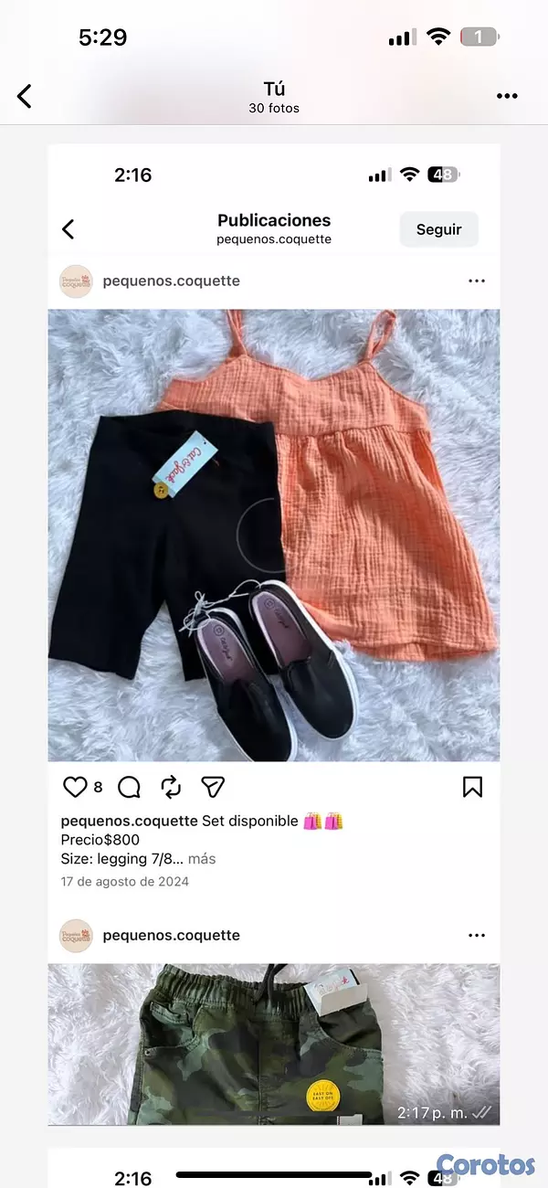 ropa y zapatos - caja de ropa de niña  8