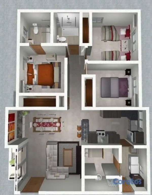 apartamentos - Torre metropolis, apto B2 1102 ensanche la fe 3