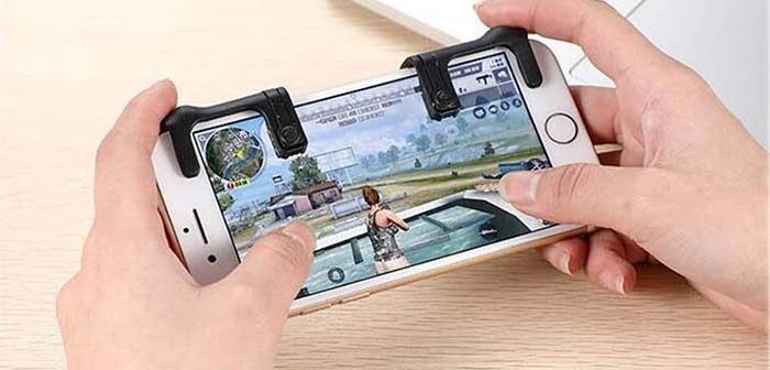 accesorios para electronica - Gatillos Botones L1 R1 Para Jugar Con Celular Pubg Fornite 4