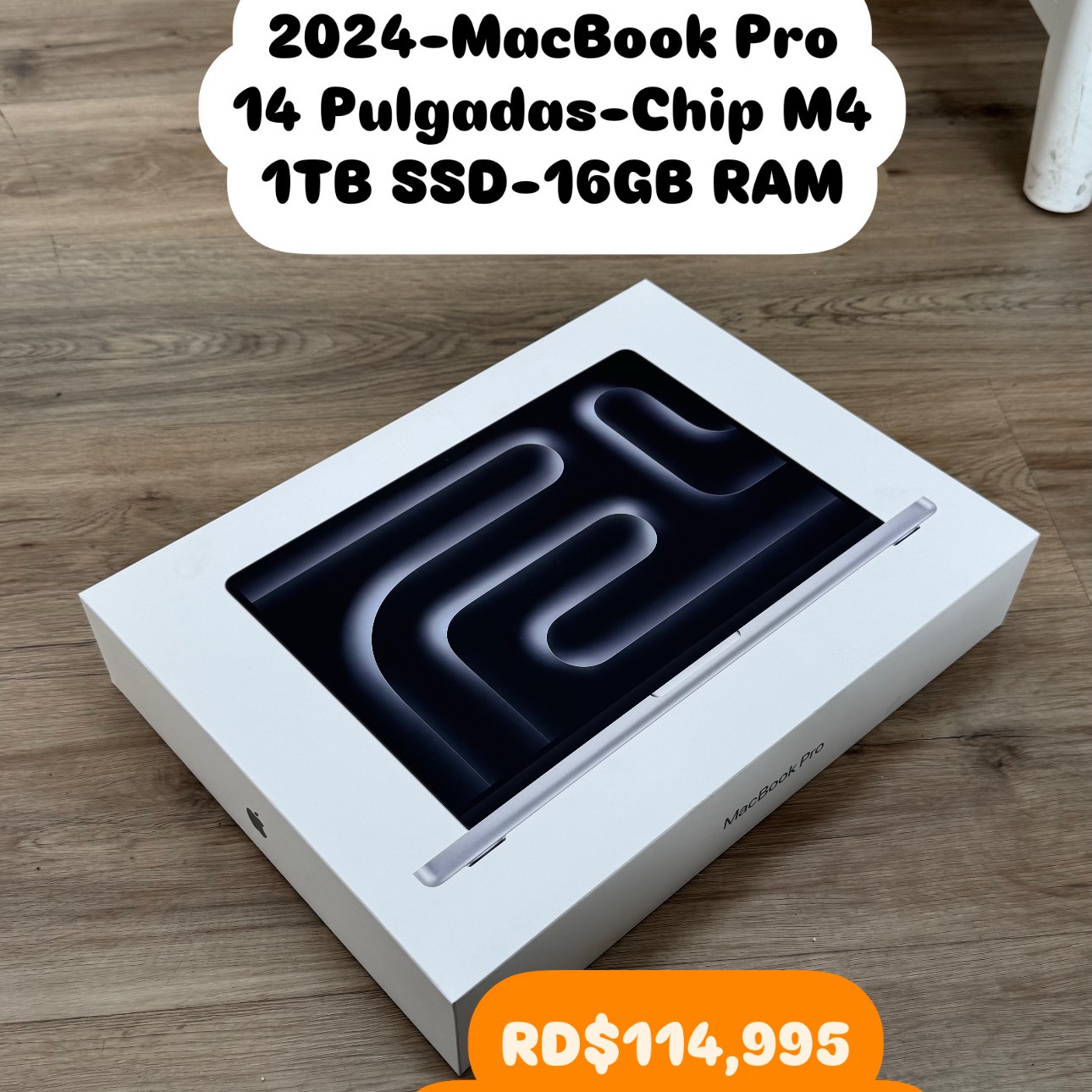 computadoras y laptops - MacBook Pro 14” Chip M4 1TB SSD & 16GB De RAM Nueva Sellada  0