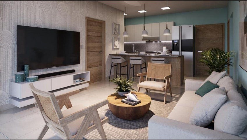 apartamentos - Proyecto en venta Punta Cana #24-1491un dormitorio, parqueadero, piscina, Gym.
 0