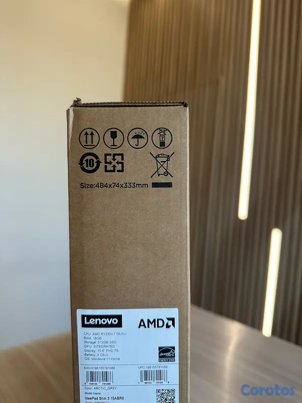 computadoras y laptops - LENOVO IDEAPAD SLIM 3 15.6' FHD TOUCH R7-5825U 16GB RAM 512GB SSD  2