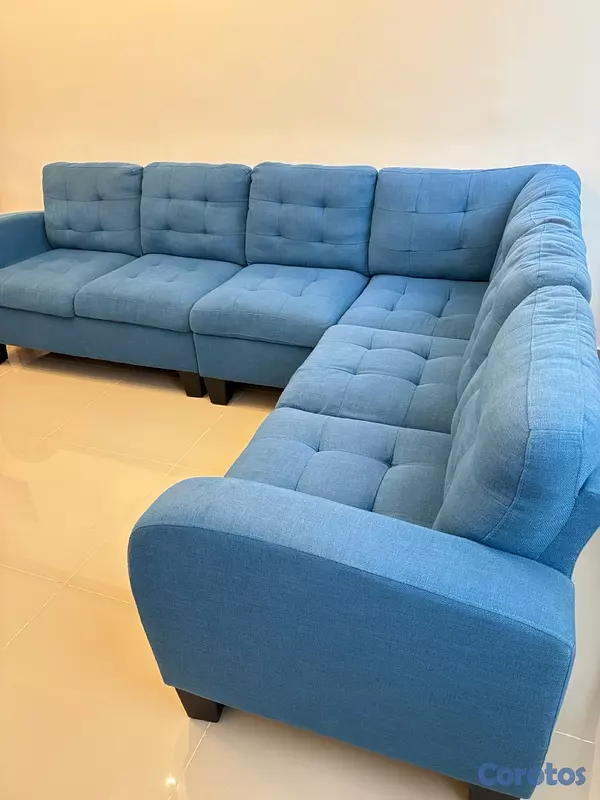 muebles y colchones - Sofá tipo L desarmable en excelente estado 4