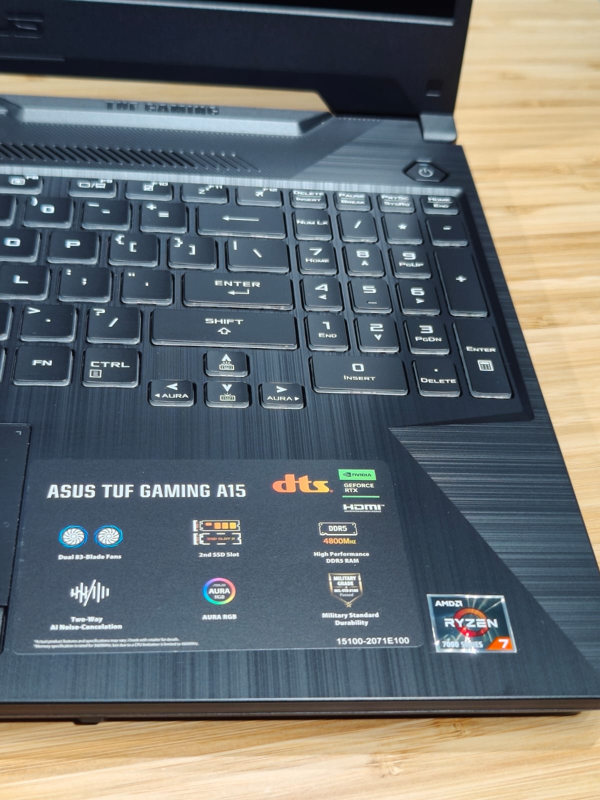 computadoras y laptops - ASUS 15.6" 144HZ, Ryzen 7 7435HS RTX3050 16/512GB 8