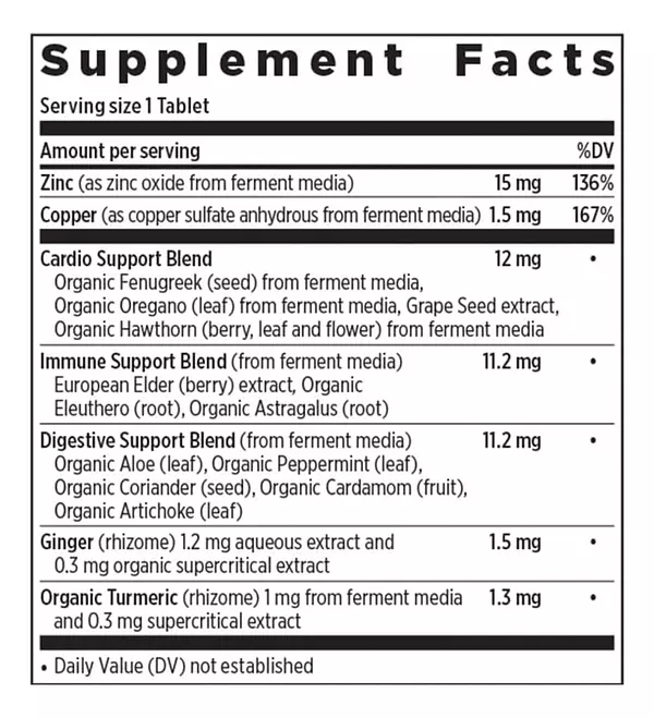 Salud y Equipamiento Médico - Complejo Zinc 30tab New Chapter 2