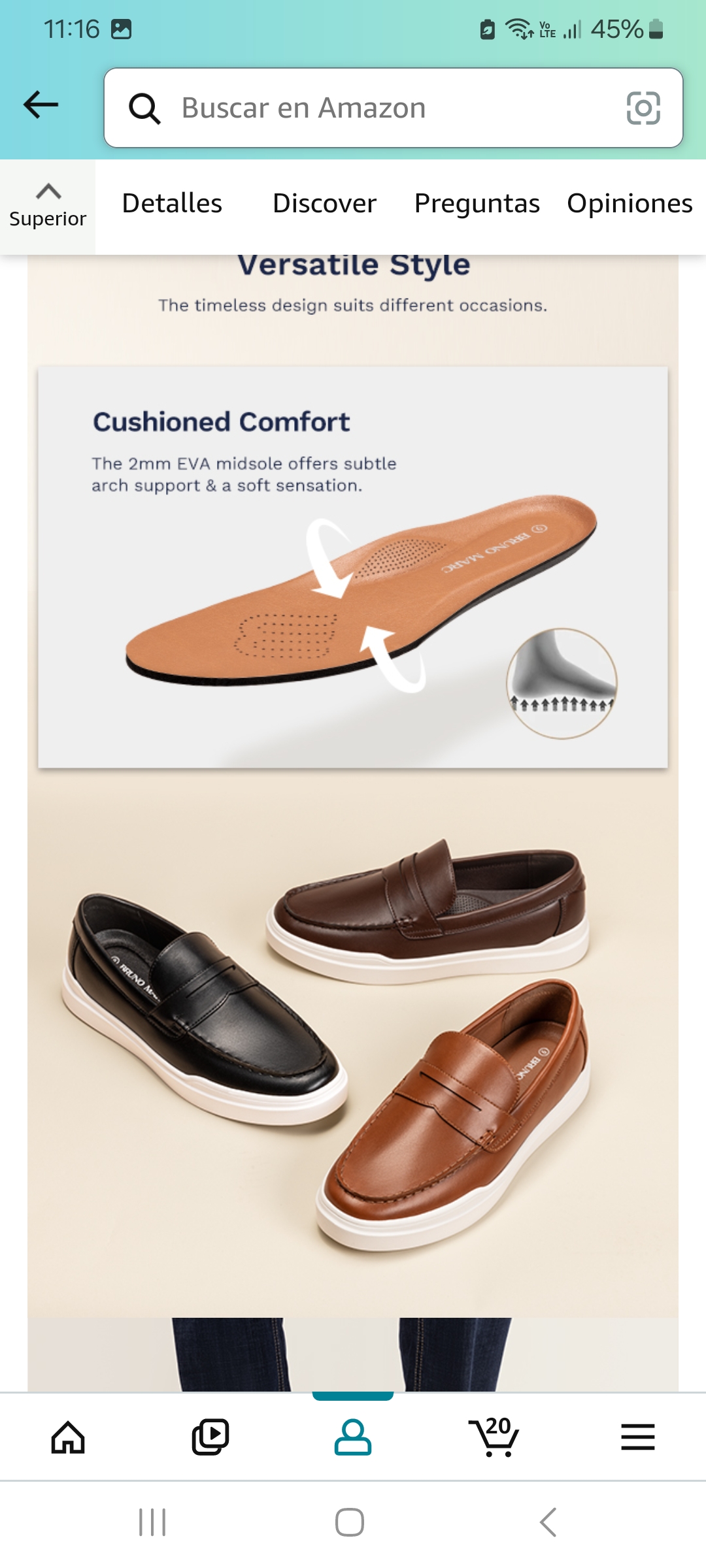 zapatos para hombre - Bruno Marc MaxFlex - Zapatos deportivos de vestir para hombre, estilo Oxford. 6
