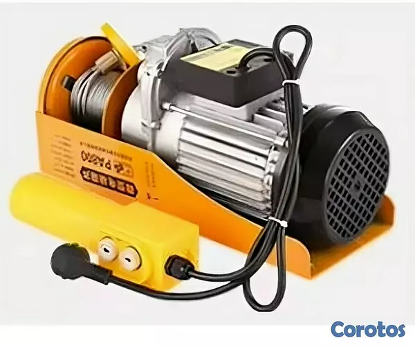 equipos profesionales - Grua polea electrica de gancho de elevacion giratoria winche de 1000KG 7