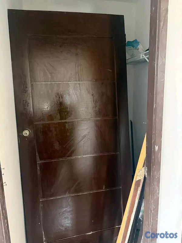 herramientas, jardines y exterior - puerta de caoba  2