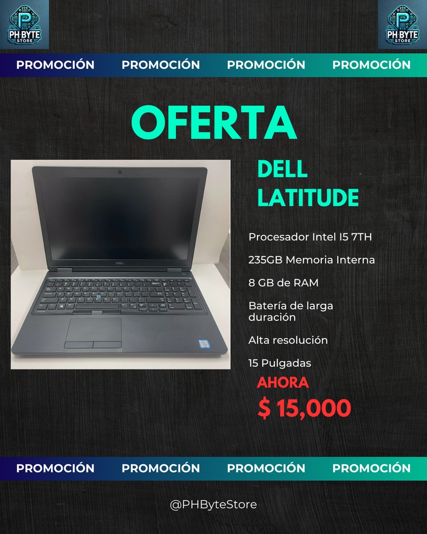 computadoras y laptops - Dell Latitude E5580 a la venta  1