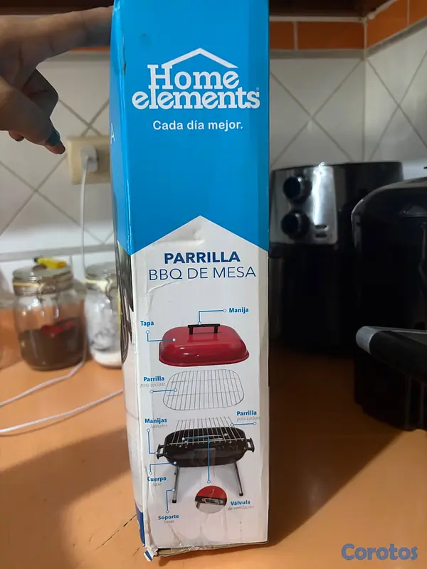 herramientas, jardines y exterior - Parrilla de Mesa  2