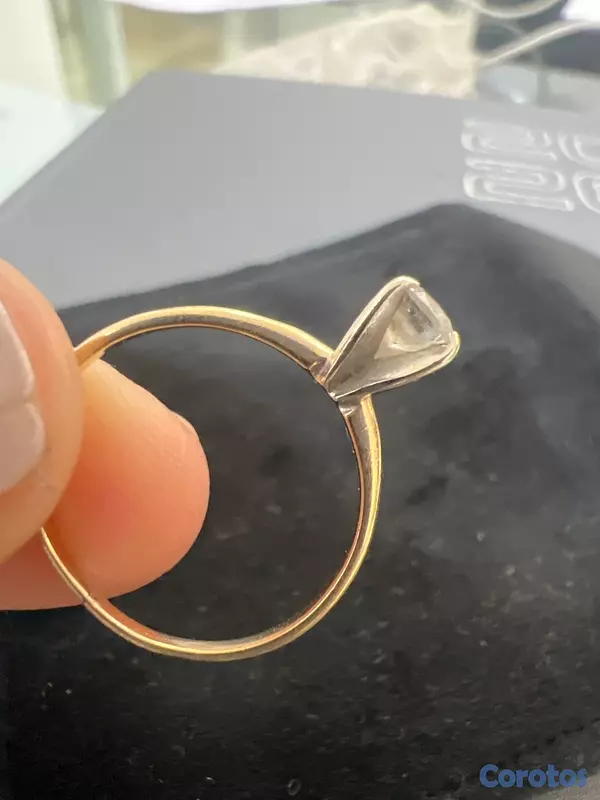 joyas, relojes y accesorios - Anillo solitaria con diamante 2