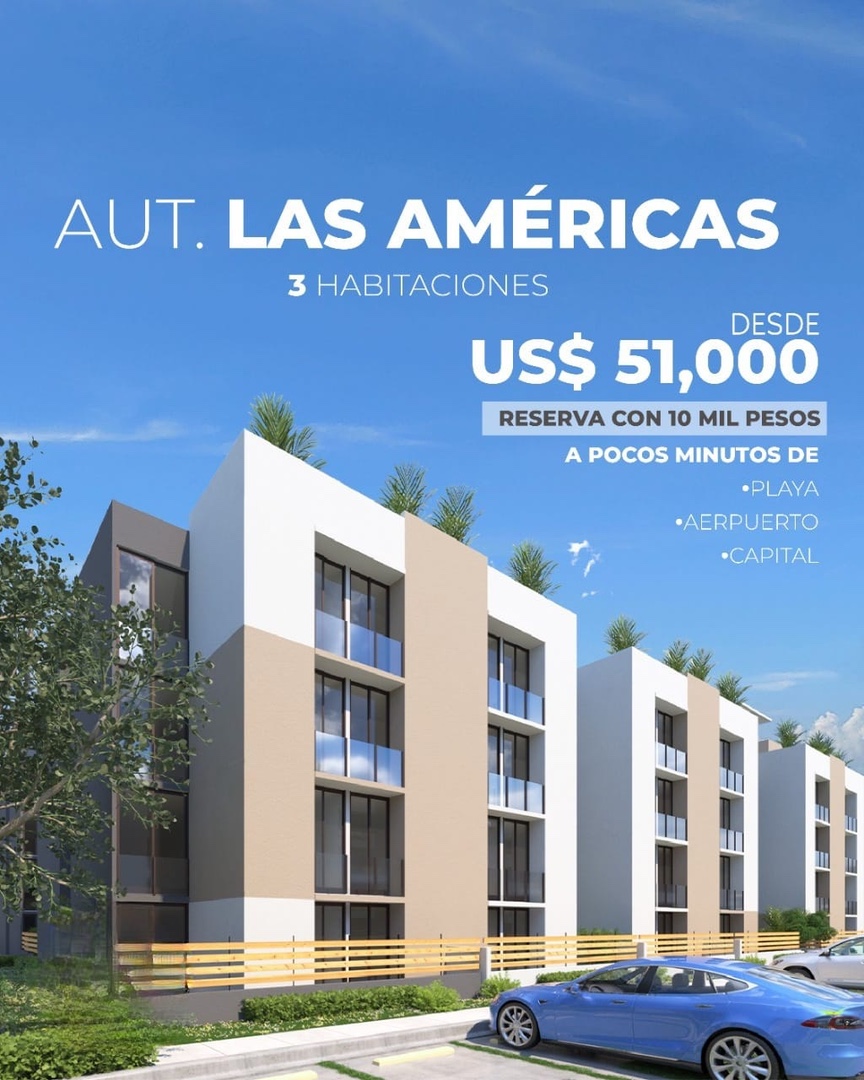 apartamentos - Apartamentos en las Avenida las Américas frente al mar  2