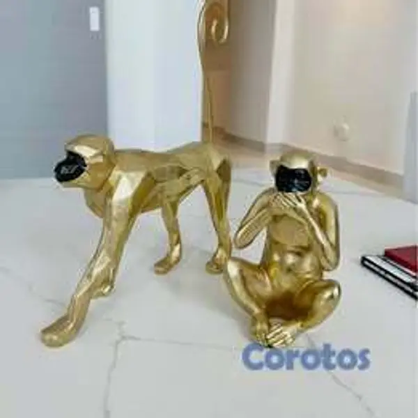 arte y antigüedades - Figuras decorativas Monitos 2