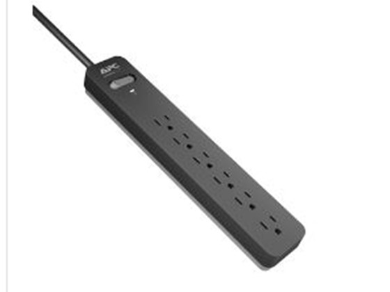 computadoras y laptops - PROTECTOR REGLETA APC PE63 ESSENTIAL SURGEARREST, 6 SALIDAS 3 PIES DE CORD, 120V 0