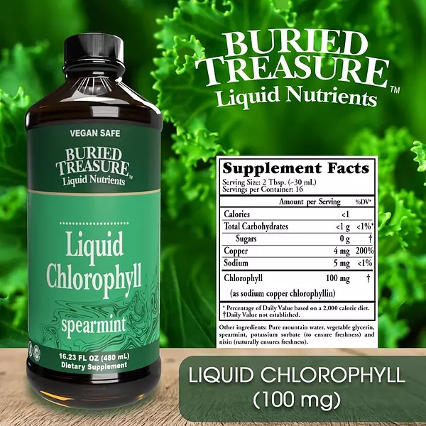 Salud y Equipamiento Médico - Clorofila 100 Mg Buried Treasur - Ml A - Ml A $435 2