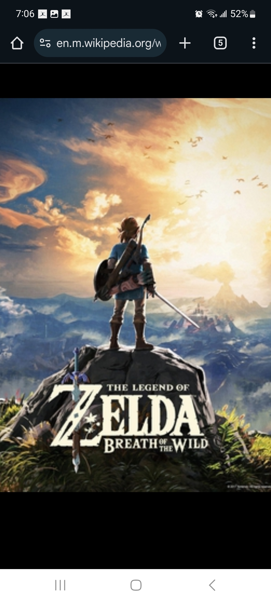 consolas y videojuegos - Zelda breath of the wild
