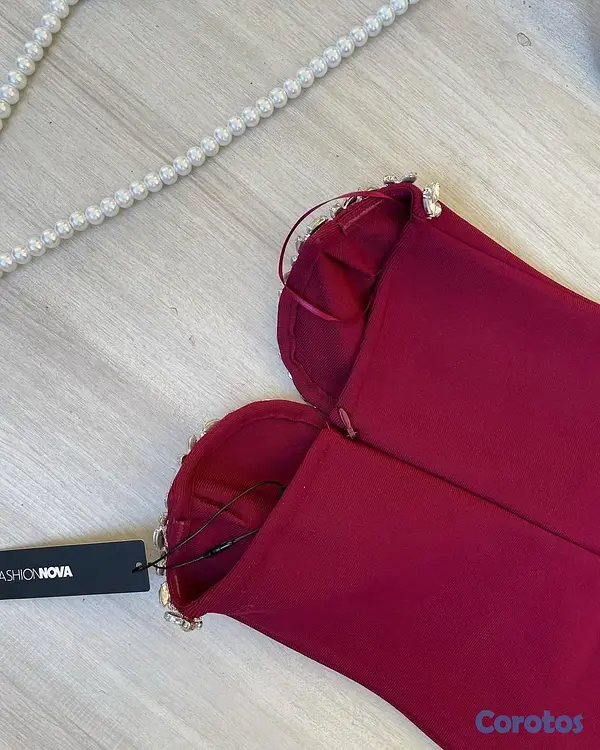 ropa para mujer - Vestido Rojo Mujer  4