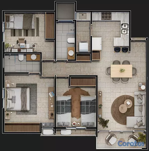 apartamentos - Apartamentos modernos frente a la UASD Santiago – Vive o invierte con plusvalía 7