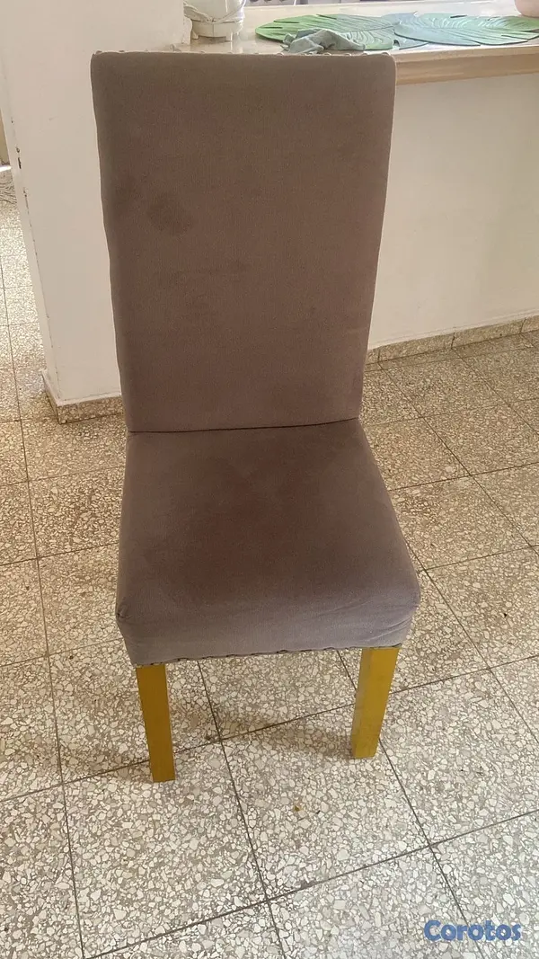 muebles y colchones - comedor barato de 4 sillas tope de mármol  5