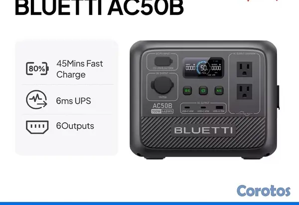 celulares y tabletas - BLUETTI AC50B 700W  2