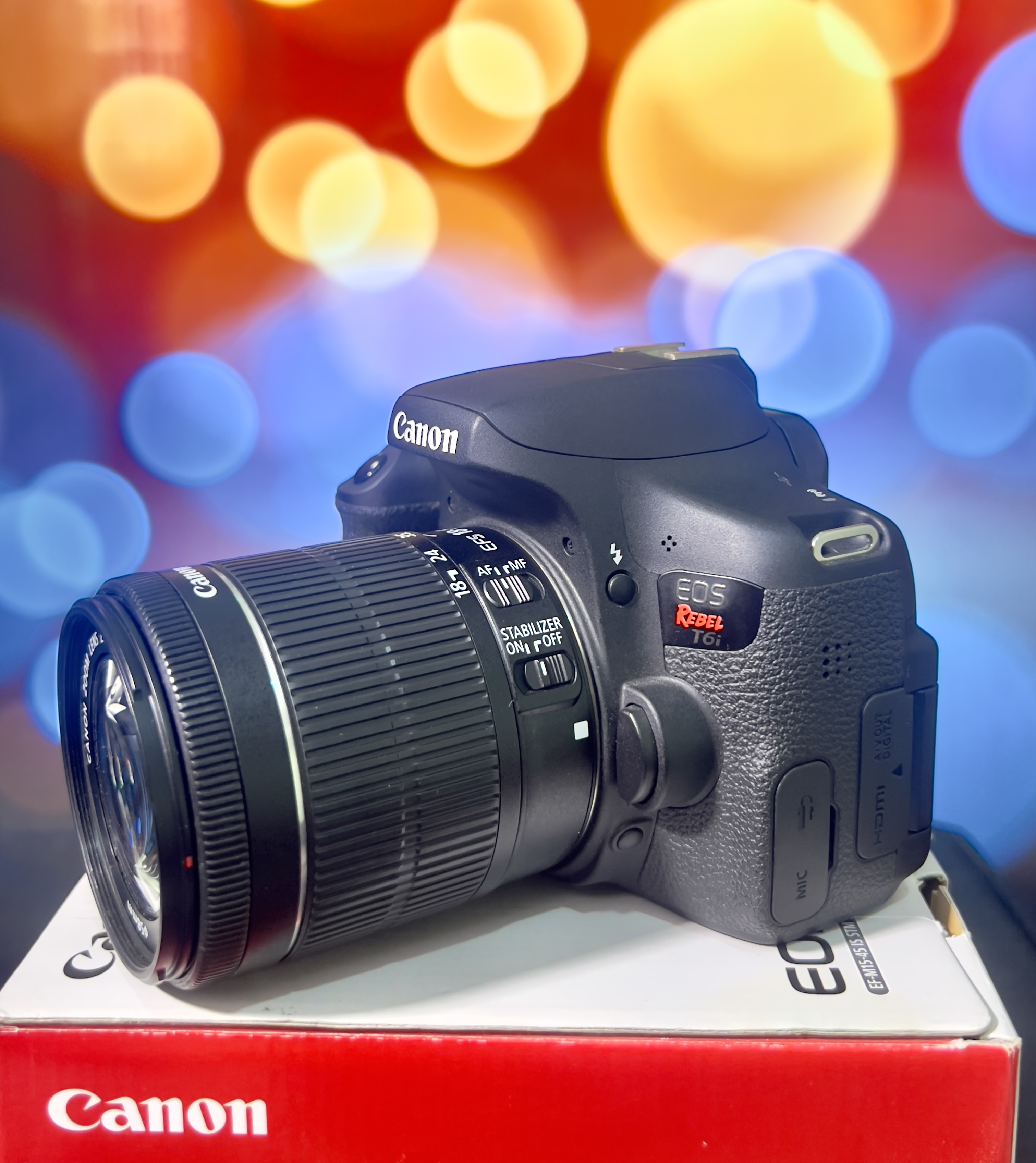 camaras y audio - Camara Canon T6i Como Nueva Recién Importada