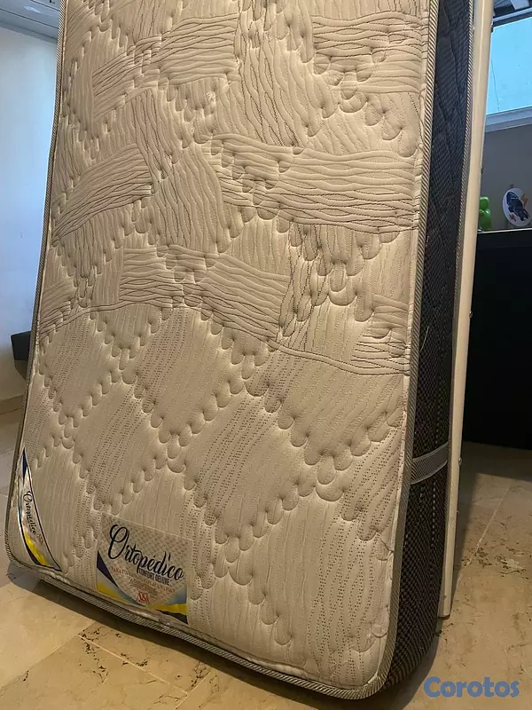 muebles y colchones - Colchón Twin semi ortopédico, como nuevo. 9