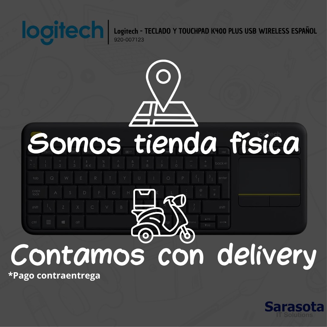 accesorios para electronica - Logitech - TECLADO Y TOUCHPAD K400 PLUS USB 1