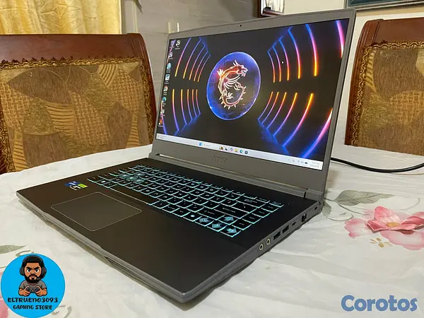 computadoras y laptops - Laptop gaming MSI THIN 15, I5 13TH, RTX 4050, 16GB 2