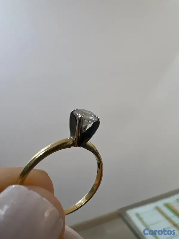 joyas, relojes y accesorios - Anillo solitaria con diamante 5