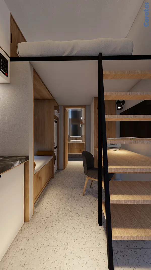 apartamentos - Estudio Tipo Loft En Torre Moderna De Ensanche Naco 5