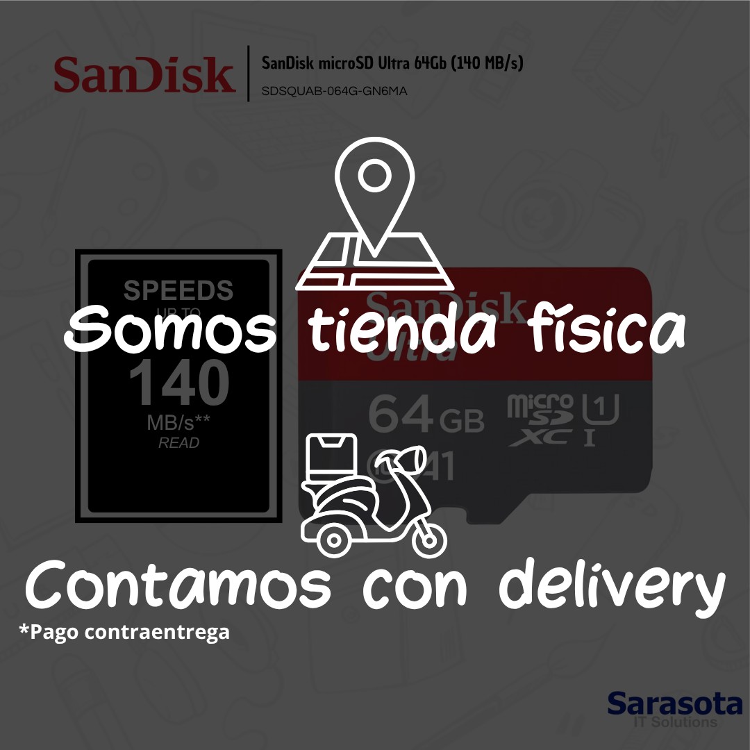 accesorios para electronica - SanDisk microSD Ultra 64Gb (140 MB/s) 2