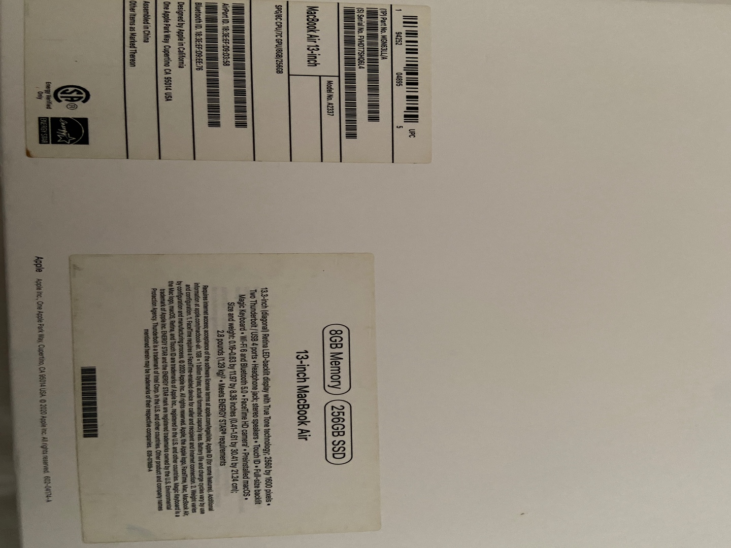 computadoras y laptops - MacBook Air M1 2020  3