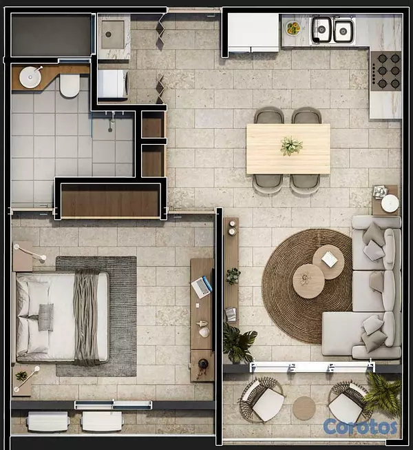 apartamentos - Apartamentos modernos frente a la UASD Santiago – Vive o invierte con plusvalía 9