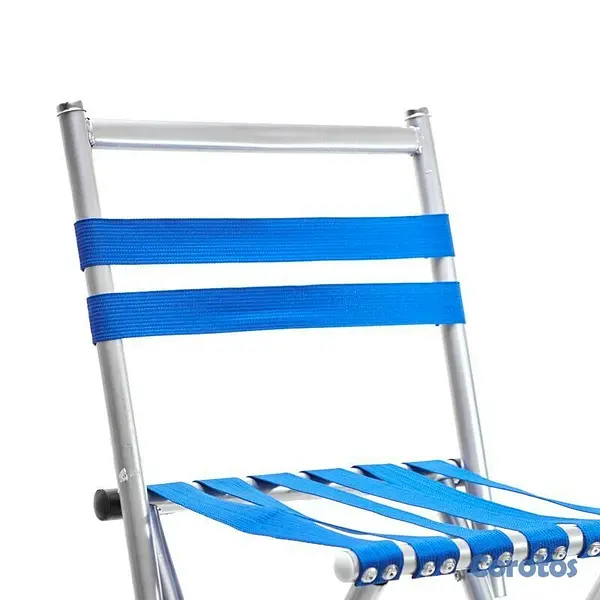 camaras y audio - Silla playera de metal plegable
 2