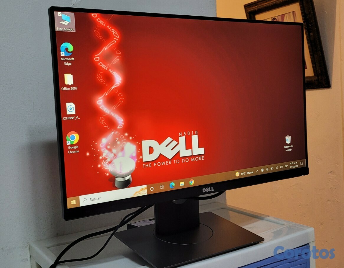 computadoras y laptops - Monitor Dell 24 Pulg ips Full 1080p trae dos HDMI 1