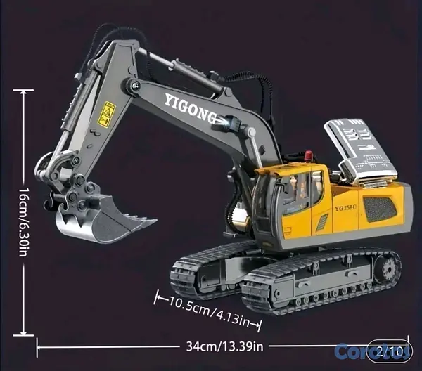 juguetes - Excavator control remoto  2