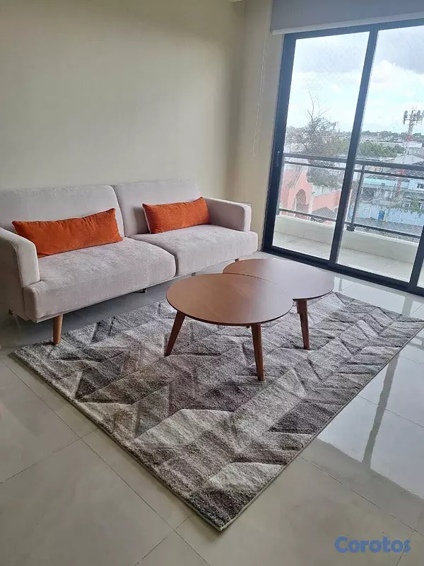 apartamentos - Se alquila apartamento de 1 habitación amueblado e 4