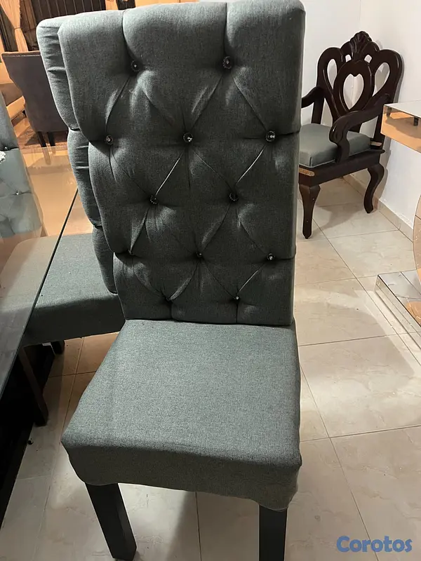 muebles y colchones - De oferta 6 sillas acorchadas y 2 butacas en caoba 5