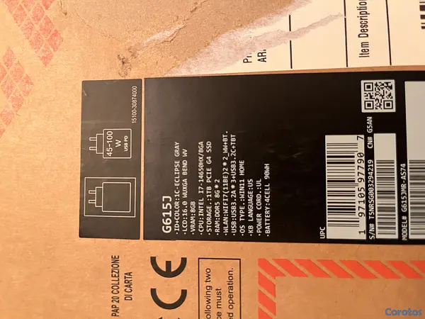 computadoras y laptops - ASUS ROG STRIX G16 (2025) G615J 6