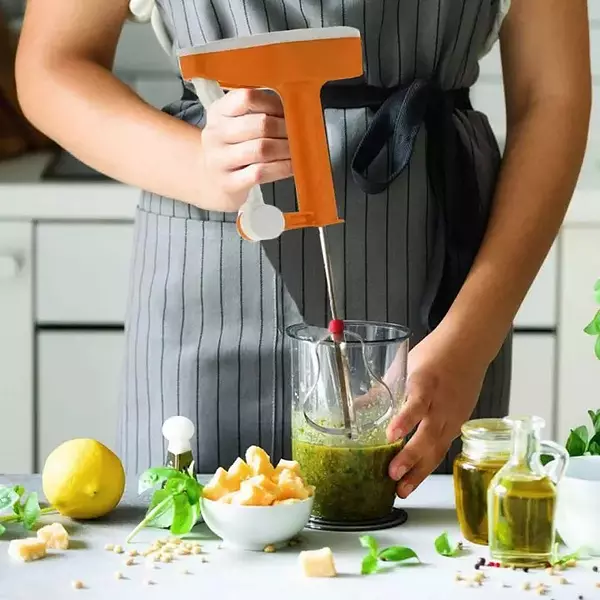 cocina - Licuadora Manual Batidora Mezcladora Mezclar Batir 4