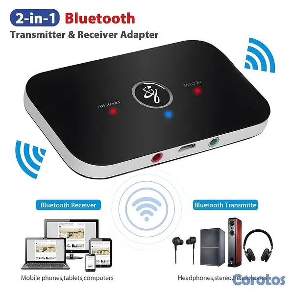 otros electronicos - ✅ Transmisor y Receptor Bluetooth Adaptador para T 6