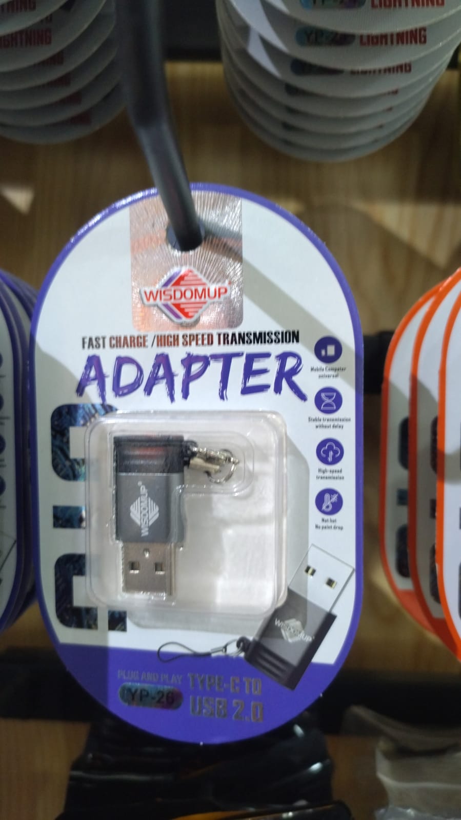 accesorios para electronica - ADAPTADOR OTG TYPE C USB 2.0 WISDOMUP YP26