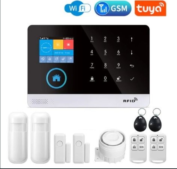 accesorios para electronica - Alarma de Seguridad Inalambrica WiFi GSM 1