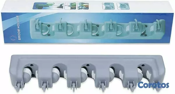decoración y accesorios - Soporte de Pared para Escobas y Utensilios  3